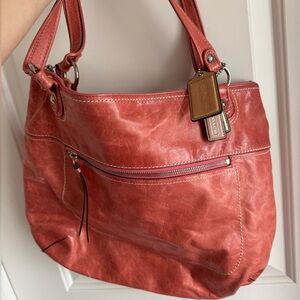 Coach leather bag